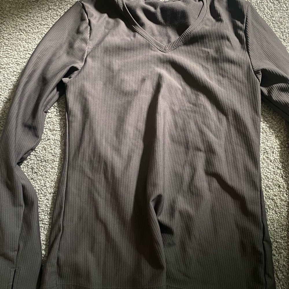 Women's Long Sleeve Top - Brown